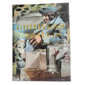 Gulliver's Travels by Jonathan Swift Junior Library 1947 Hardcover Children Book